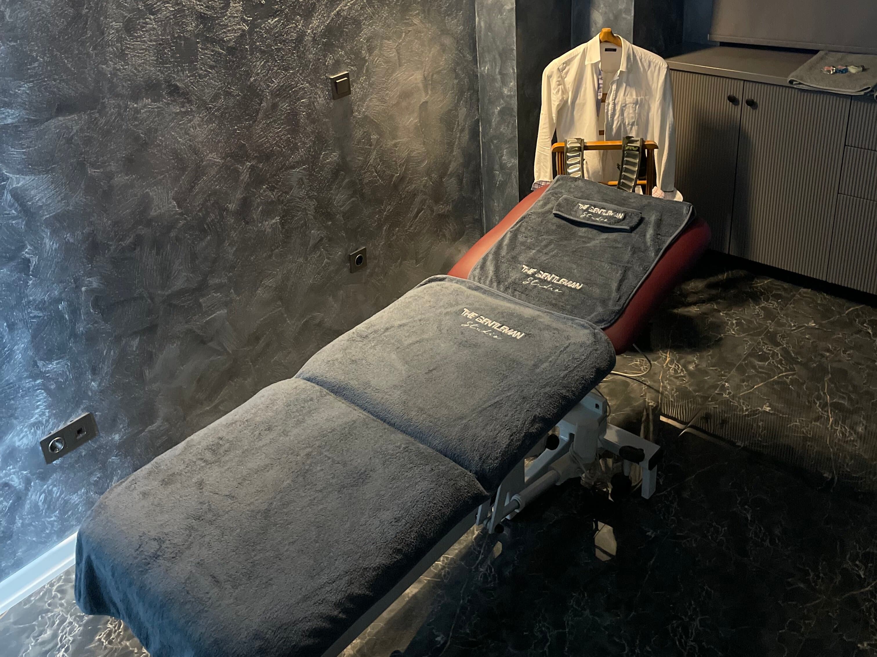 The Gentleman Studio massage area